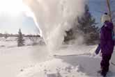 A Sprinkler In Winnipeg Canada Turns Into A Fog Machine At -57F (-48C)