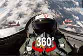 Aerobatics In The Swiss Alps - 360 Degree Cockpit View