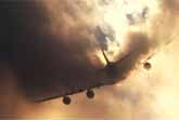 Airbus A380 Cuts A Cloud In Half