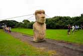 Archaeologists 'Walk' an Easter Island Statue across the Ground