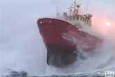 Ship In Heavy Storm