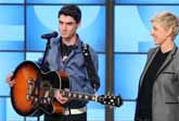 French Canadian Elvis - David Thibault Sings 'Blue Christmas' on Ellen