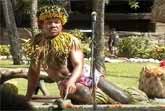 Hilarious Samoan Chief Shows Tourists How To Make Fire