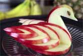 How To Turn An Apple Into A Beautiful Edible Swan