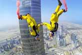 New World Record Base Jump From The World's Tallest Building