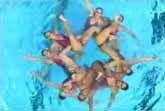 Synchronized Swim Team Performs 'Stairway To Heaven'